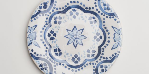 Indigo Pattern Side Plate