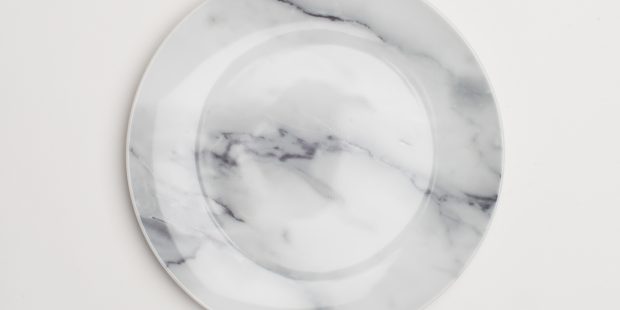 Modern Marble Salad Plate
