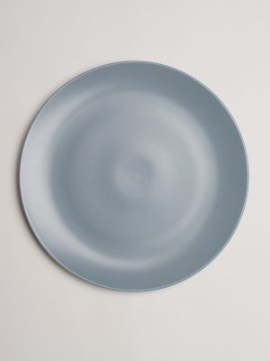 Grey Stoneware Dinner Plate