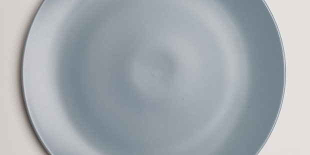 Grey Stoneware Dinner Plate