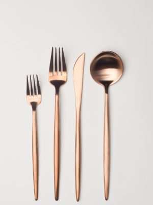 Rose Gold Flatware
