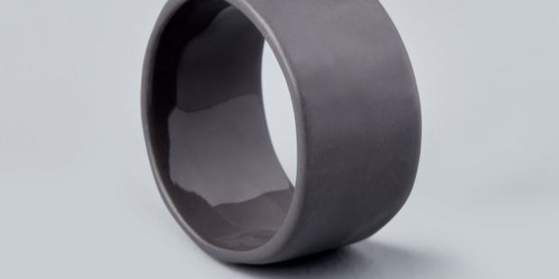 Slate Stoneware Napkin Ring