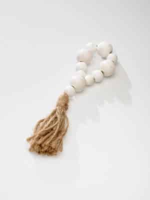 Natural Beaded Napkin Rings