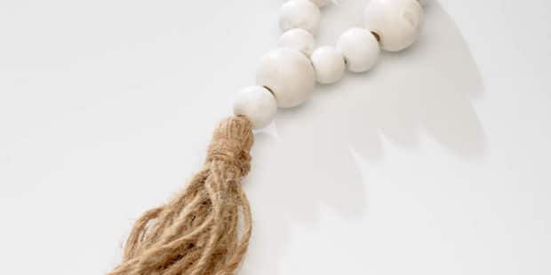 Natural Beaded Napkin Rings