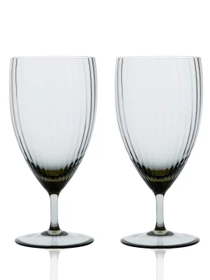 British Green Water Glass